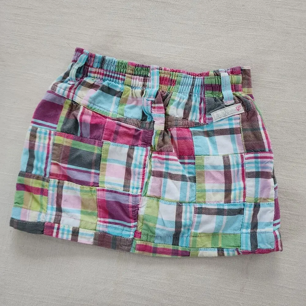 Y2k Oshkosh Patchwork Skirt 4t